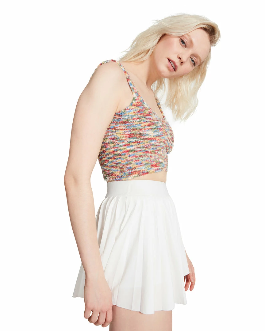 STEVEMADDEN COZY KNIT TANK RED