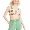 STEVEMADDEN PAPERBAG SHORTS GREEN