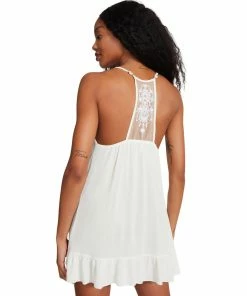 STEVEMADDEN ELLA MESH DRESS WHITE