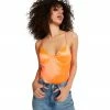 STEVEMADDEN SATIN BODYSUIT ORANGE Shop All