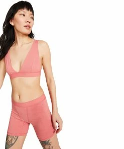 STEVEMADDEN BOY SHORT SET PINK WOMEN'S CLOTHING