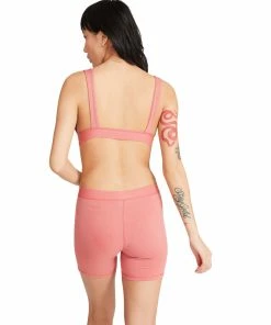 STEVEMADDEN BOY SHORT SET PINK WOMEN'S CLOTHING