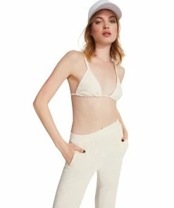 STEVEMADDEN WOMEN'S CLOTHING TERRY CLOTH SET WHITE