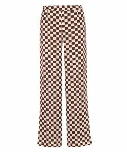 STEVEMADDEN 3-PIECE CHECKERED SET BROWN