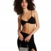 STEVEMADDEN ZEBRA BRALETTE BLACK