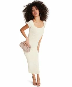 STEVEMADDEN Shop All RIBBED MAXI BEIGE