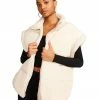 STEVEMADDEN LEIA VEST BEIGE WOMEN'S CLOTHING