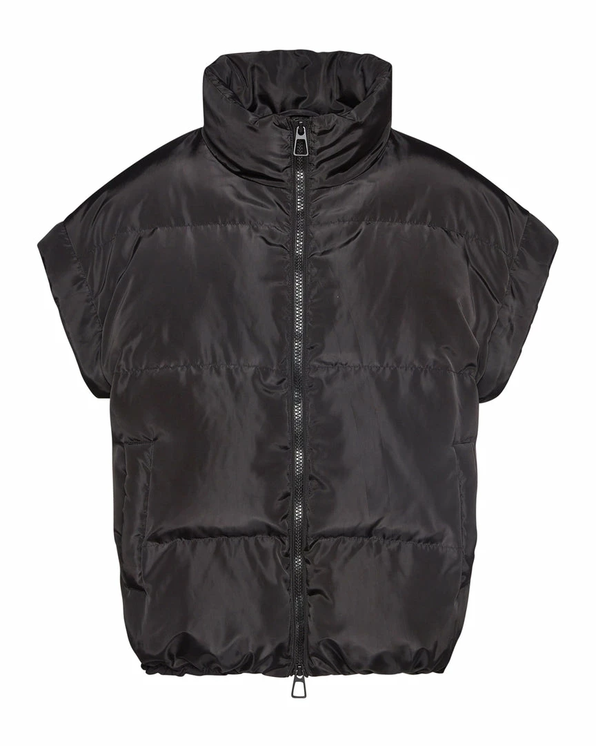 STEVEMADDEN LEIA VEST BLACK WOMEN'S CLOTHING