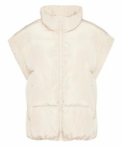 STEVEMADDEN LEIA VEST BEIGE WOMEN'S CLOTHING