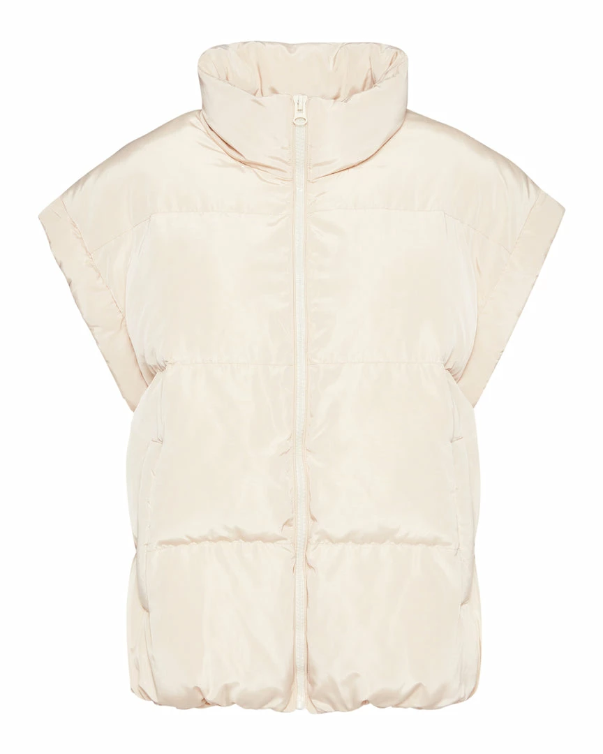 STEVEMADDEN LEIA VEST BEIGE WOMEN'S CLOTHING