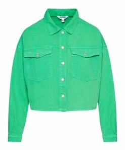 STEVEMADDEN DENIM JACKET GREEN