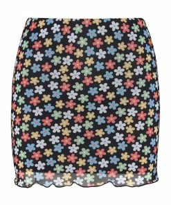 STEVEMADDEN MESH MINI SKIRT BLACK Shop All