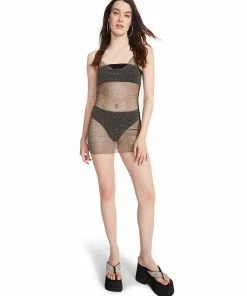 STEVEMADDEN SUNSUIT SET BLACK