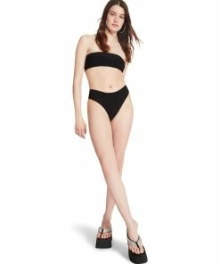 STEVEMADDEN SUNSUIT SET BLACK