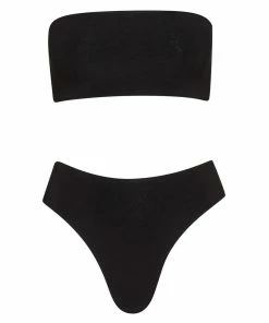 STEVEMADDEN SUNSUIT SET BLACK