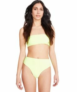 STEVEMADDEN SUNSUIT YELLOW NEON WOMEN'S CLOTHING