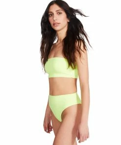 STEVEMADDEN SUNSUIT YELLOW NEON WOMEN'S CLOTHING