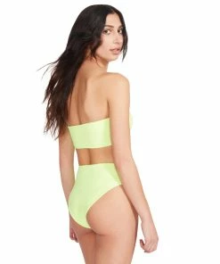 STEVEMADDEN SUNSUIT YELLOW NEON WOMEN'S CLOTHING