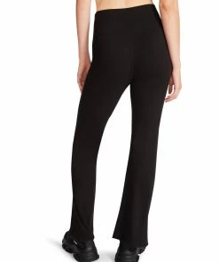 STEVEMADDEN CROSSOVER PANTS BLACK