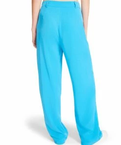 STEVEMADDEN PLEATED TROUSERS BLUE NEW & NOW