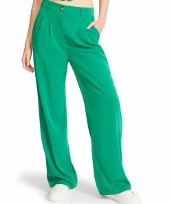 STEVEMADDEN PLEATED TROUSERS GREEN NEW & NOW