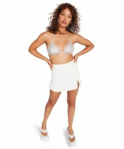 STEVEMADDEN MINI SKORT WHITE