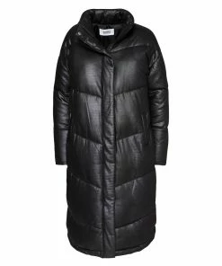 SteveMadden LIKE A BOSS COAT BLACK WOMEN'S CLOTHING