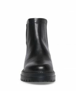 SteveMadden Pre-Order MOIRA BLACK LEATHER