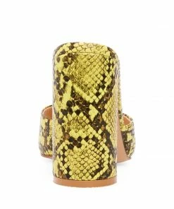 SteveMadden WOMEN’S SHOES CENTRAL YELLOW SNAKE