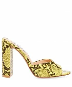 SteveMadden WOMEN’S SHOES CENTRAL YELLOW SNAKE