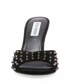 SteveMadden ERIN-S BLACK SUEDE WOMEN’S SHOES