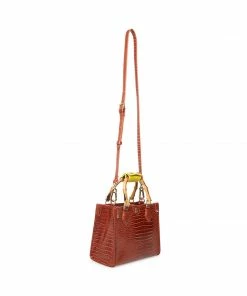 STEVEMADDEN BFABS COGNAC HANDBAGS