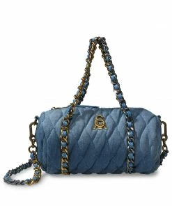 SteveMadden BSTRIKE DENIM FABRIC HANDBAGS