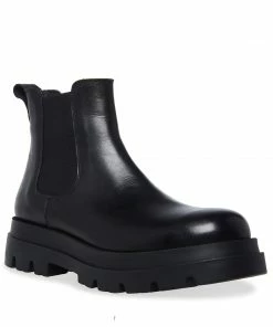 SteveMadden META BLACK LEATHER NEW & NOW