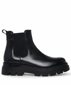 SteveMadden META BLACK LEATHER NEW & NOW