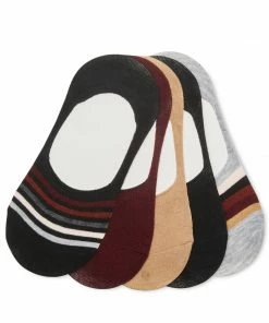 SteveMadden Shop All STRIPE FOOTIES BLACK MULTI