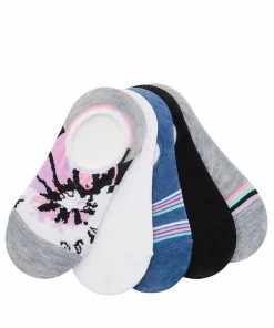 STEVEMADDEN BURST FOOTIES WHITE MULTI Shop All