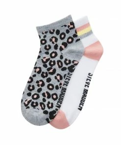 STEVEMADDEN Accessories LEOPARD ANKLET GREY MULTI