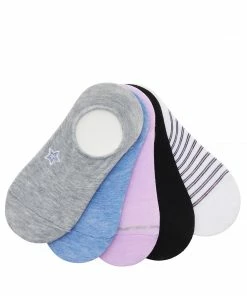 STEVEMADDEN STAR FOOTIE SOCKS GREY MULTI Shop All