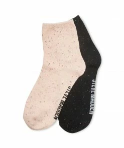 SteveMadden PINK SPECK ANKLET SOCKS BLUSH MULTI