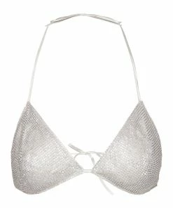 STEVEMADDEN As Seen On TikTok RHINESTONE BIKINI TOP