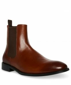 SteveMadden ADAMO BROWN LEATHER MEN'S