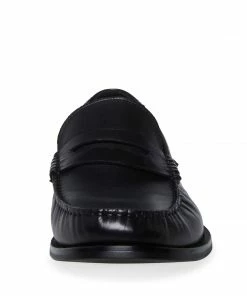 STEVEMADDEN MEN'S ADAN BLACK LEATHER