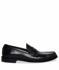 STEVEMADDEN MEN'S ADAN BLACK LEATHER