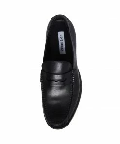 STEVEMADDEN MEN'S ADAN BLACK LEATHER