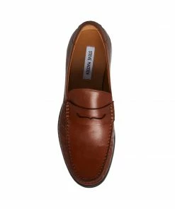 STEVEMADDEN NEW & NOW ADAN BROWN LEATHER