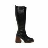 STEVEMADDEN ANDIEE BLACK LEATHER NEW & NOW