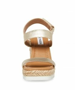 STEVEMADDEN ARDEN GOLD LEATHER