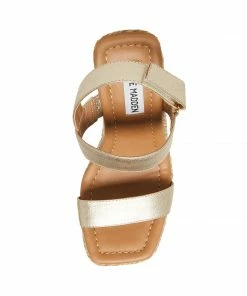 STEVEMADDEN ARDEN GOLD LEATHER