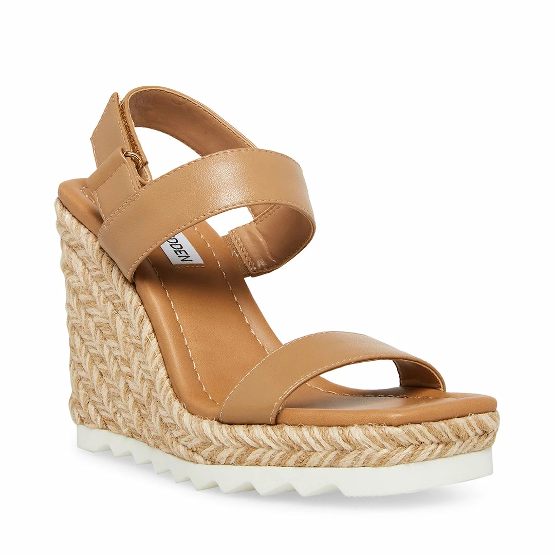 STEVEMADDEN WOMEN’S SHOES ARDEN TAN LEATHER